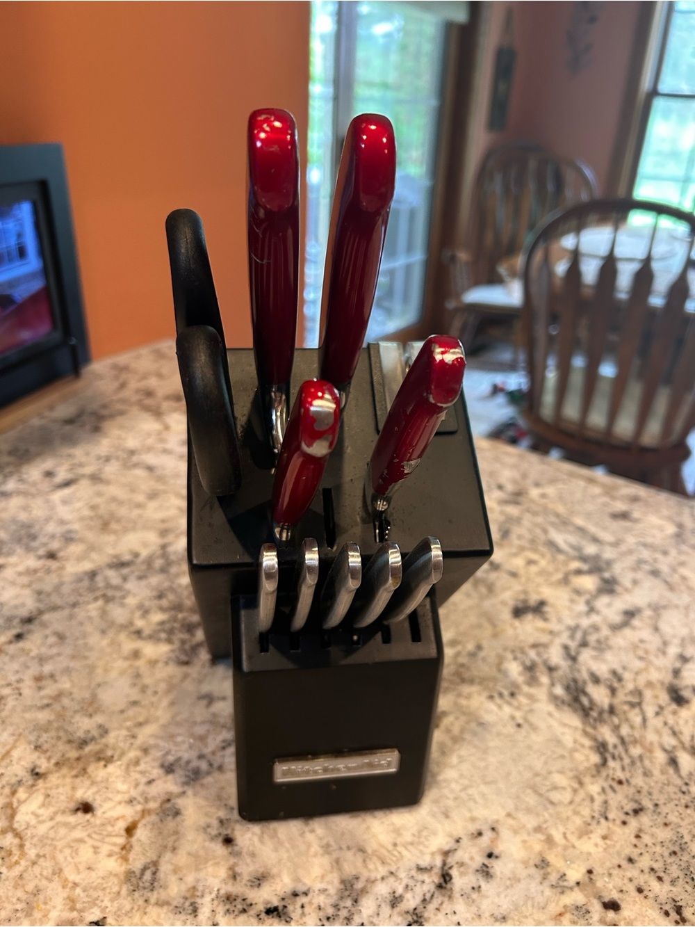 KitchenAid Knife Block Set – Kitchen Cutlery Set - Picture 1 of 1